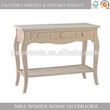 french style wooden console shabby vintage style paulownia wood console furniture