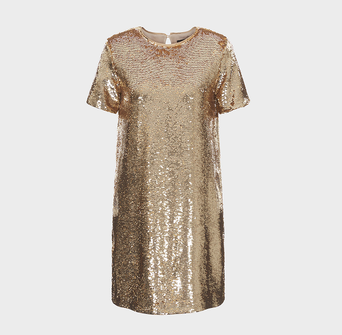 Paillettes en filet pour les paillettes robes shift robe