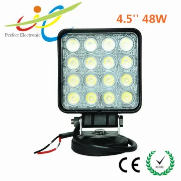 12/24v 4" 27w 48w led truck work light,led work lamp,spot/flood beam