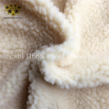 Ecru Color Microfiber Lambswool Fabric Used For Garment And Toys Wholesale China Supplier