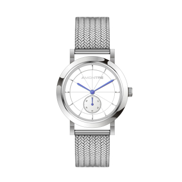 Women's Sapphire Watches with Silver Mesh Strap