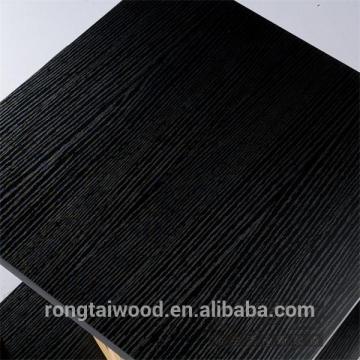 high quality veneered particle board black