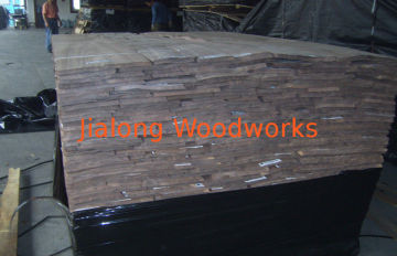 Crown Cut Black Walnut Wood Veneer , 0.5 Mm Thickness Natural Wood Veneer