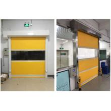 Dust-free workshop transparent rolling door