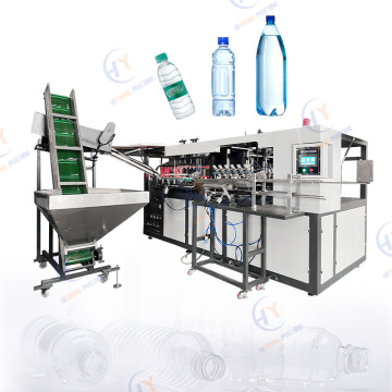 Fully Automatic PET Bottle Blow Molding Machine - 6 Cavity, 2L/600ml Capacity