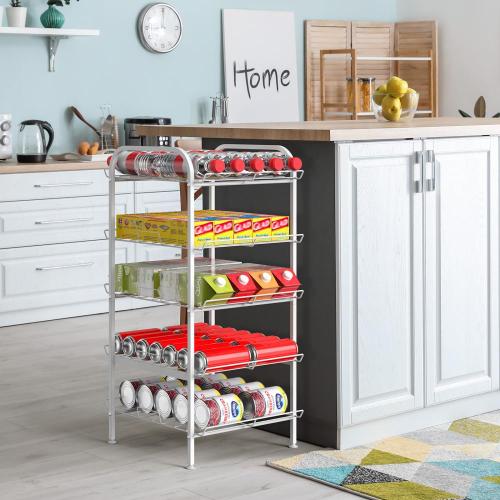 5-Tier Free Standing Can Organizer for Pantry