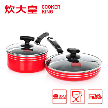 2015 Aluminium pots and pans sets