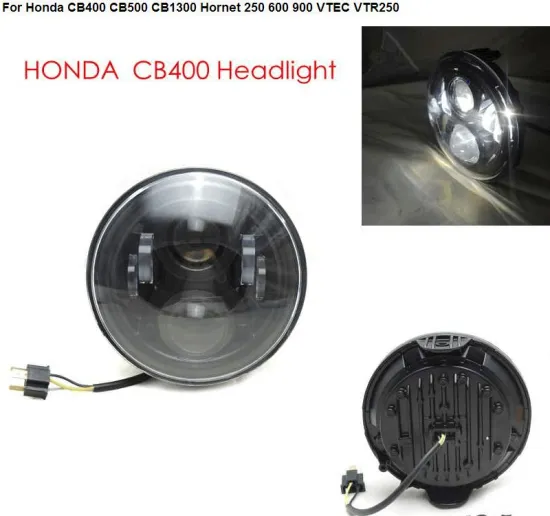 Wholesale 7" Round LED Motorcycle Head Light 7inch Led Lamp Headlight For Hornet250 600 900 VTEC VTR250 Honda CB400 CB500 CB1300