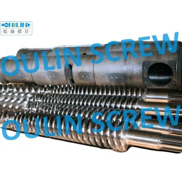 Twin Conical Screw and Barrel for PE+WPC Extrusion