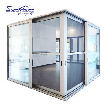 Customized Business Office Partition Walls with Bulletproof Glass and Heavy Duty Sliding Doors