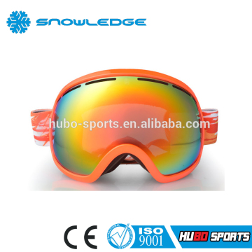 hot sale extra large wide-vision anti scratch adult ski goggle