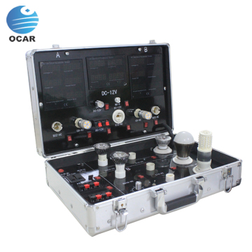 Portable Multi-function Aluminum LED Light Demo Case for E14 E27 GU10 MR16 LED Bulb Display