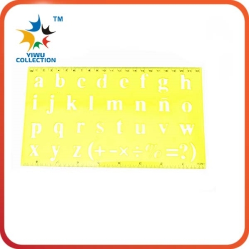 Lenticular Flexible Scale Soft Plastic Alphabet Diameter Ruler, High ...