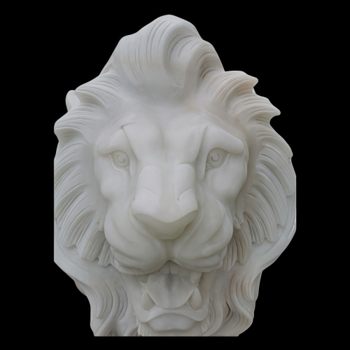 Dúo de escultura de mármol de mármol de mármol con tallas a mano