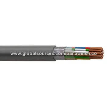 Tinned Cu wire braiding polyurethane sheathed data and computer cable with UL PE insulation