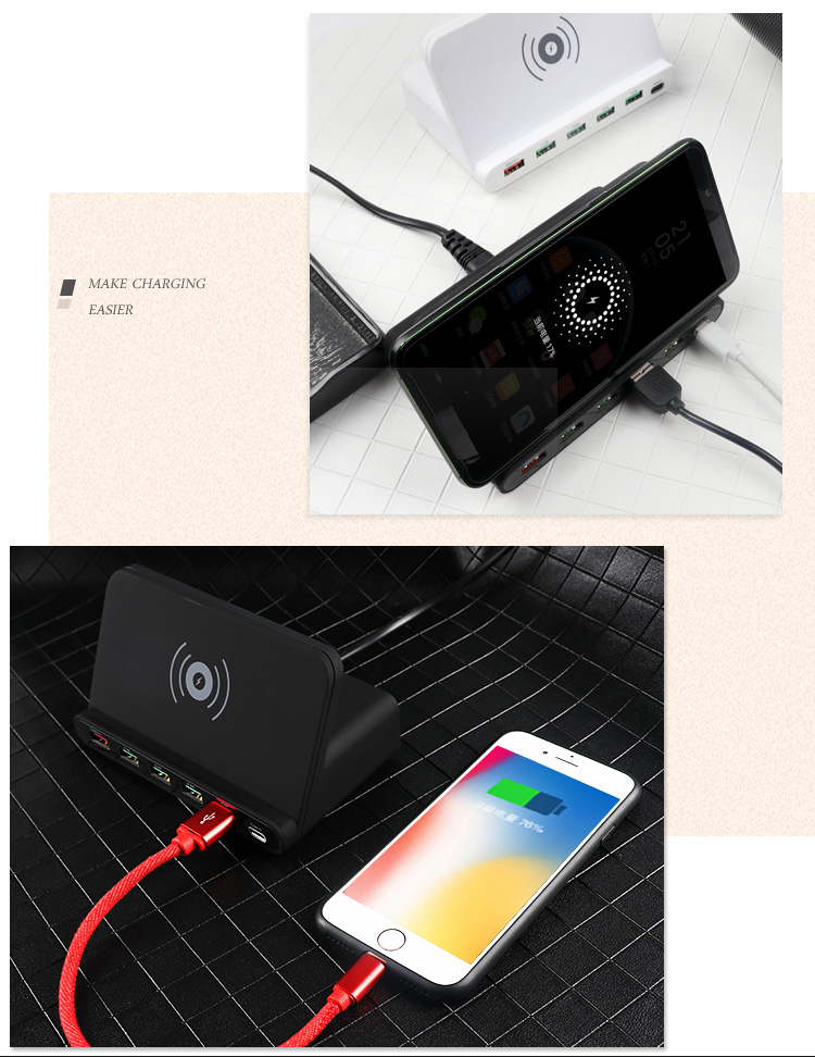 Multi-usb Wireless charger