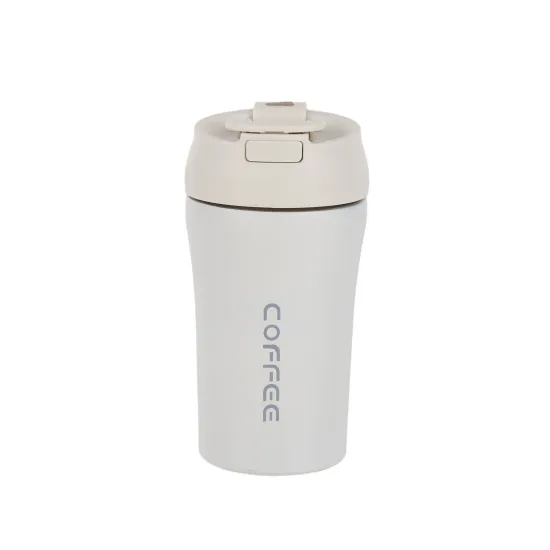 Hot Multi-Color Bouncing Straw Portable 304 Stainless Steel Insulated Coffee Cups - Easy to Clean