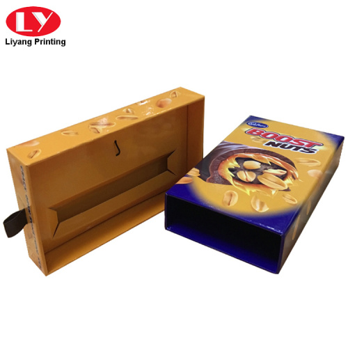 Luxury Chocolate Bar Drawer Paper Packaging Box