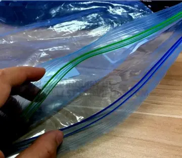 Ziploc Double Zipper Heavy Duty bags, Vacuum Ziploc Storage Bags Double Zipper Sandwich bags, PE zipper seal double sandwich bag