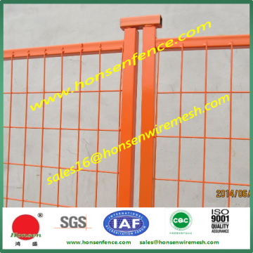 2015 wholesale !!! 6ft high Canada Temporary Fence with orange color