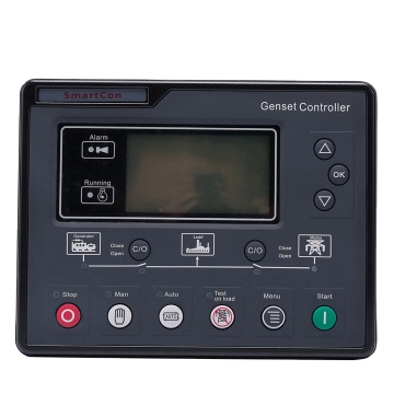 SHALUO SL6120 Ελεγκτής γεννήτριας AMF για κουτί ελέγχου Diesel Genset ATS με εναλλάκτη 6120U/6110UC/6120UC/6110U και LCD Auto/Manual Start