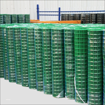Green PVC Coated Welded Wire Mesh Roll