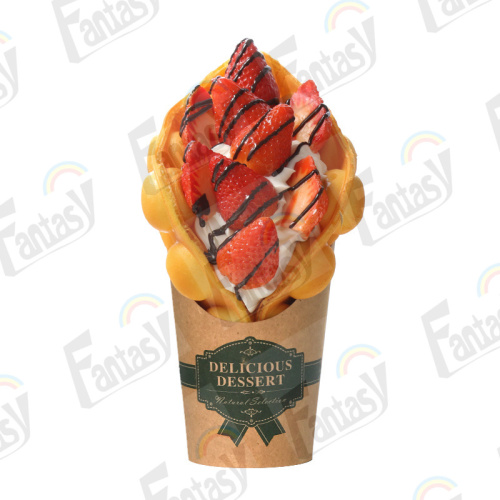 Papel de takeaway descartável Fritas Fries Scoop Cup