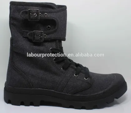 Canvas Military Boots