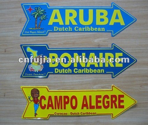 custom directional outdoor arrow sign ,metal arrow sign