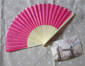 custom logo printed folding hand fan wedding