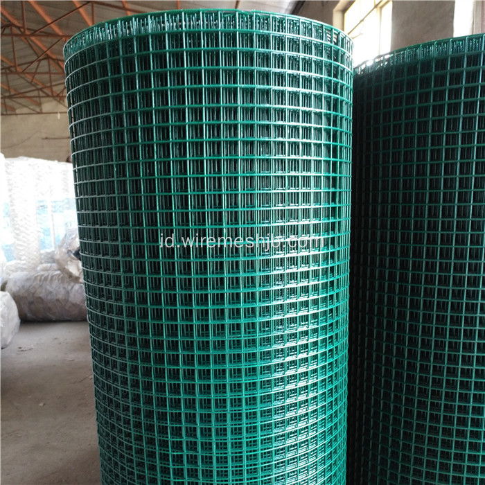 PVC Dilapisi Hijau Dilas Wire Mesh Roll