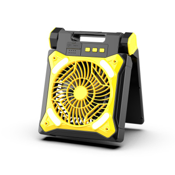 Portable LED Lamp and Fan for Camping Tents - 10800mAh Rechargeable USB