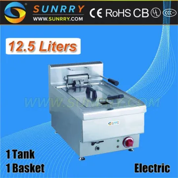 Commercial Deep Fat Fryer 12.5 Liters Home Deep Fryer Potato Chips Machine (SY-TF400A SUNRRY)