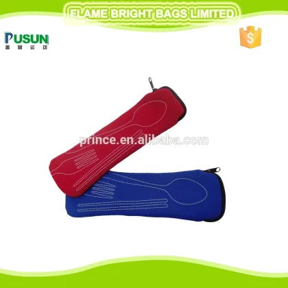 Portable neoprene tableware Bag