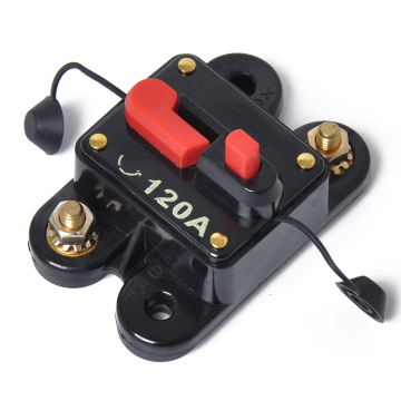 Bajutu DC12V DC12V Perlindungan Automobil Stereo suis suis pendakap litar litar dalam talian Reset Reset Fuse Inverter 120A Amplifier