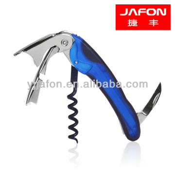 Translucent Plastic Corkscrew soft rubber Wine Opener KO426C