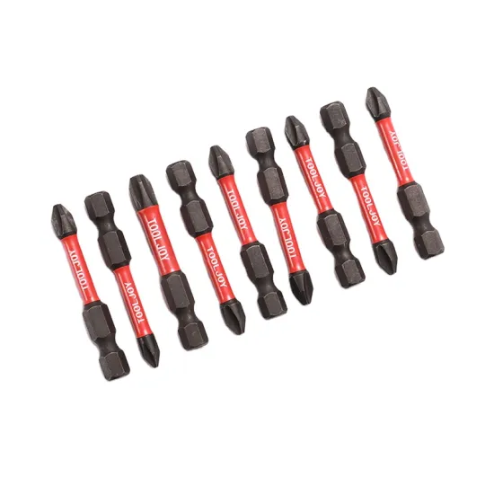 TOOLJOY Wholesale: Customizable Magnetic Impact Screwdriver Bits for Power Tools in Various Colors