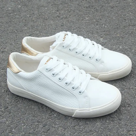2021 snake PU fabric white men causal shoes