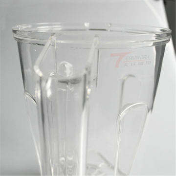 Usinage de précision CNC de prototype de tasse en verre personnalisé