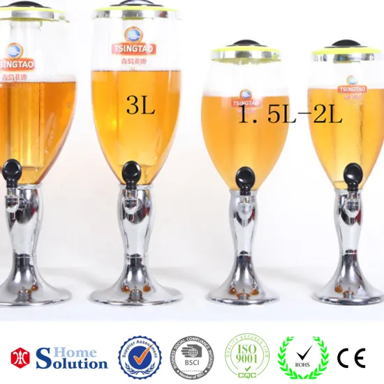 1.5,2L,3 litres beer&beverage dispenser customized logo available
