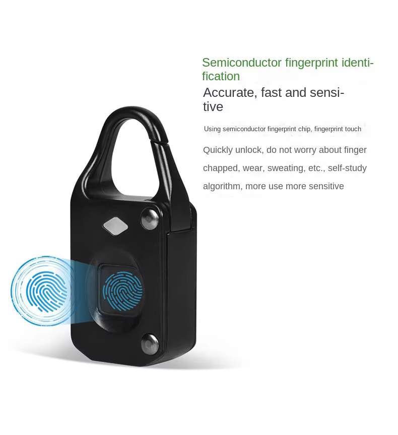 11 fingerprint sensor padlock