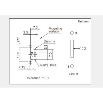 RK11K Series Rotating potentiometer