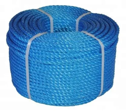 green blue red black 3 strand twisted rope
