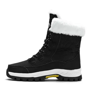 Winter Warm Snow Boots with Buckle for Men and Women