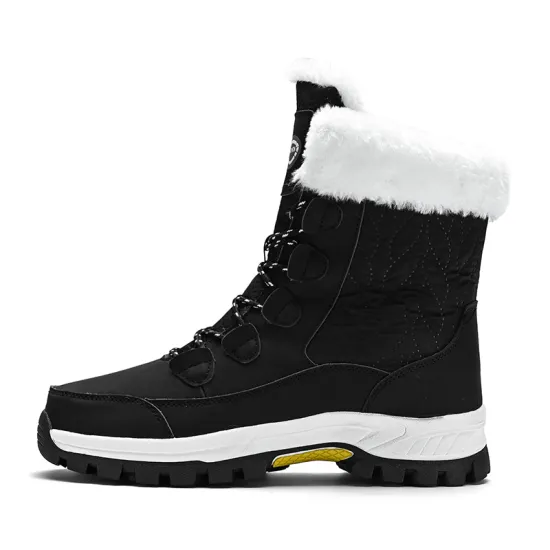 Winter Warm Snow Boots with Buckle for Men and Women