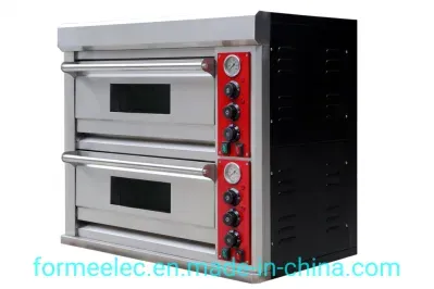 Electric Oven 8.8kw Pizza Oven 2-Decks 2-Trays Baking Oven Commercial Pizza Oven
