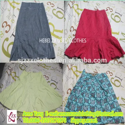 Used Lady Silk Skirt