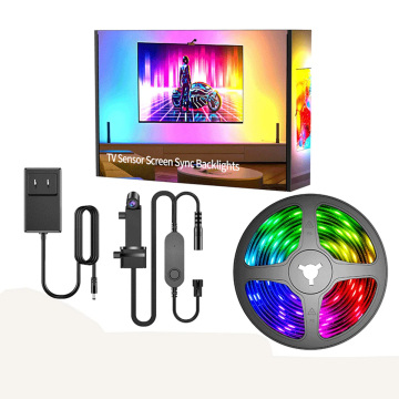 Kingsarolc rgbic 55-65 pollici di sincronizzazione di sincronizzazione Wi-Fi TV Lightligh