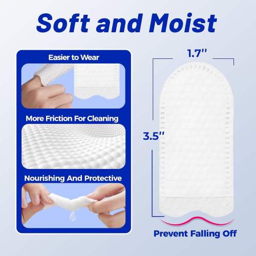 Dụng cụ rửa tai cho thú cưng, khăn lau ngón tay cho chó mèo theo yêu cầu