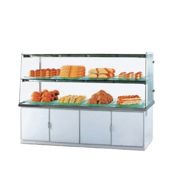 K192 2 Layers Upward Swing Doors Flower Bakery Showcase